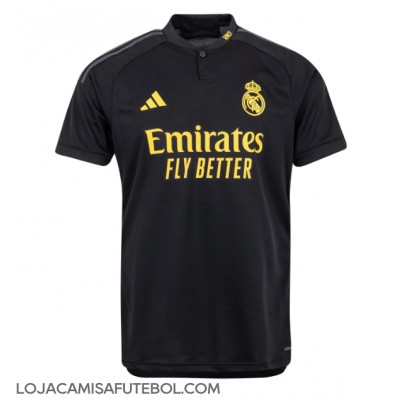 Camisa de Futebol Real Madrid Eder Militao #3 Equipamento Alternativo 2023-24 Manga Curta